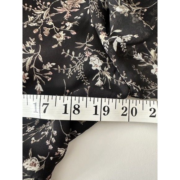 ASTR Dress Women's Large Floral Fairy Whimsigoth Asymmetric Elastic Back Party - Picture 8 of 10